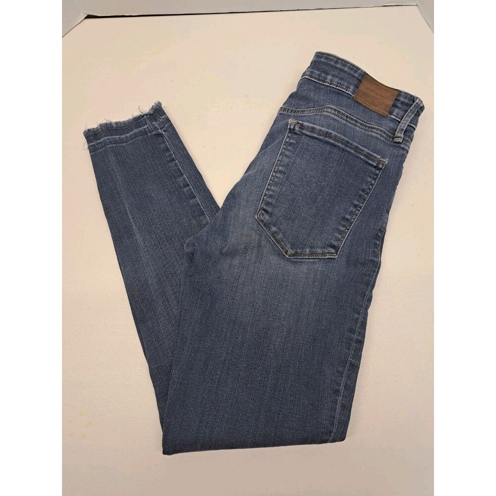 Lucky Brand Women's Jeans Ava Skinny Raw Hem Med Dark Wash Size 10/30